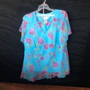 2 piece skirt and blouse ( short sleeves)